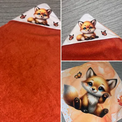 Sortie de bain renard 